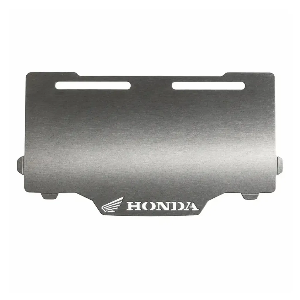PROTECTOR DE PLACA HONDA LOGO ABAJO