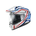 CASCO GIVI 80.1 APEX AZUL BLANCO ROJO BRILLO