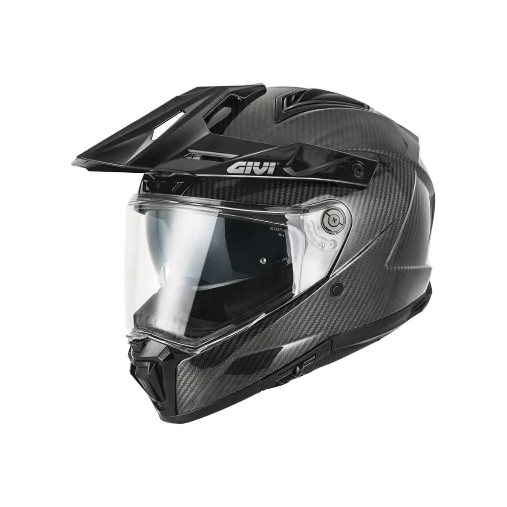CASCO GIVI 80.1 CARBON SOLID BRILLO (S)
