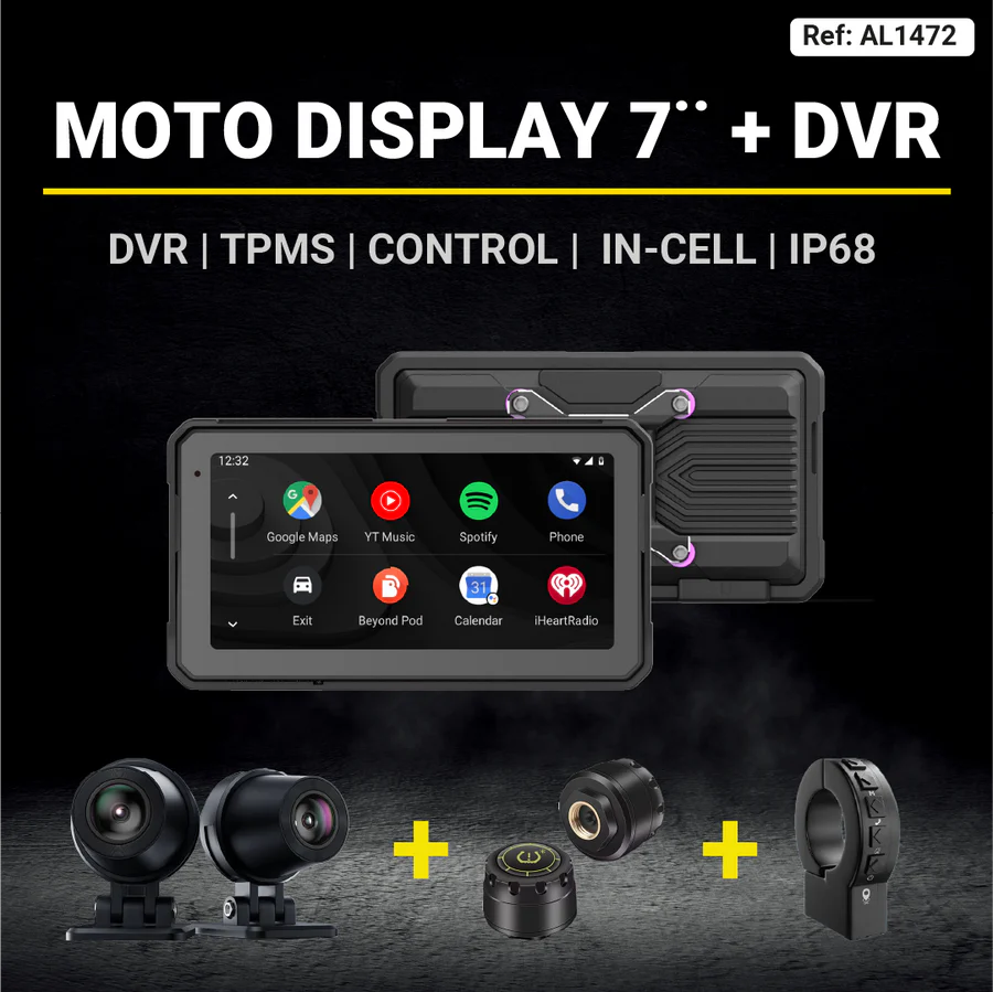 CARPLAY MAXIM 7" DVR/TPMS/CONTROL